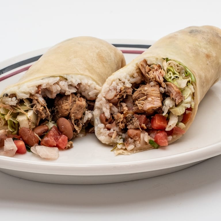 Delicious Chicken Burrito Awaits